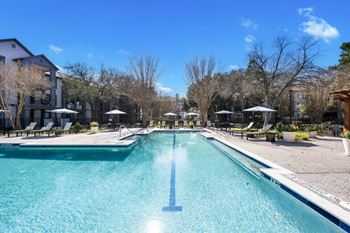 Blue cool swimming pool